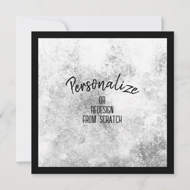 Invitation Créez Votre Propre Personnalisé (Devant)