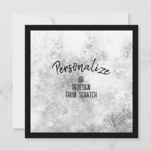 Invitation Créez Votre Propre Personnalisé