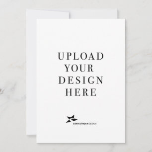 Invitation Créez votre propre Portrait 5x7