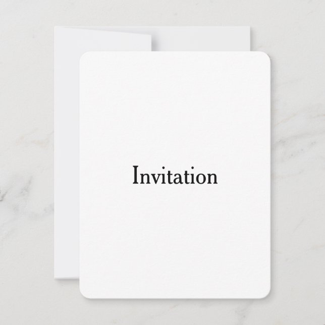 Invitation Créez Votre Propre Promotion Simple de Marque 4.25 (Devant)