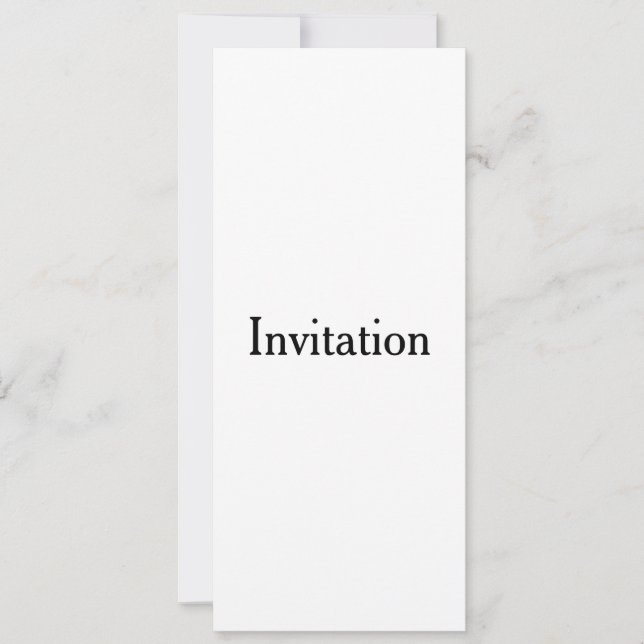 Invitation Créez Votre Propre Promotion Simple de Marque 4" x (Devant)