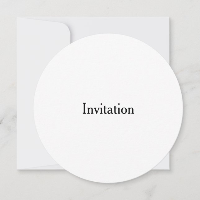 Invitation Créez Votre Propre Promotion Simple de Marque 5,25 (Devant)