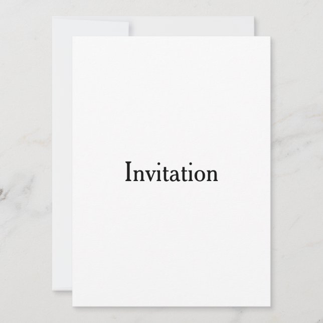 Invitation Créez Votre Propre Promotion Simple de Marque 5,5" (Devant)