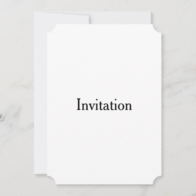 Invitation Créez Votre Propre Promotion Simple de Marque 5" x (Devant)