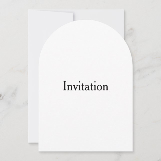 Invitation Créez Votre Propre Promotion Simple de Marque 5" x (Devant)