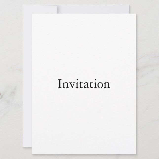 Invitation Créez Votre Propre Promotion Simple de Marque 6,5" (Devant)