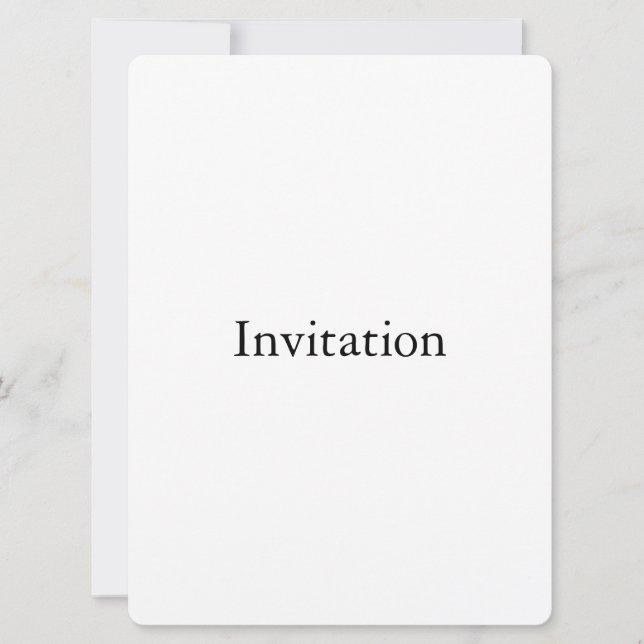 Invitation Créez Votre Propre Promotion Simple de Marque 6,5" (Devant)
