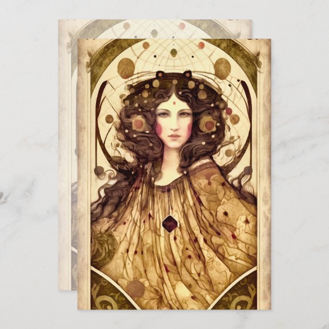 Invitation Créez votre propre sorcière victorienne (Devant / Derrière)