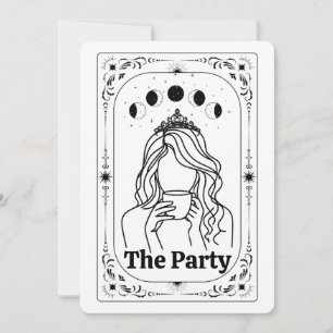 Invitation Créez Votre Propre Tarot Magie Mystique Céleste de