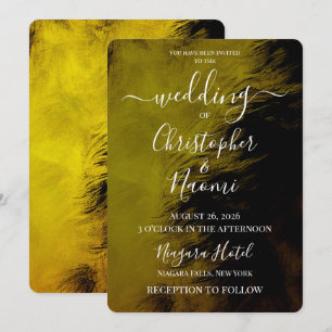 Invitation Créez Votre Propre Texture De Mariage À Plumes Jau