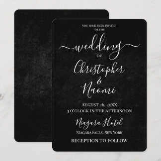 Invitation Créez Votre Propre Texture Noire