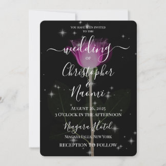 Invitation Créez votre propre - X-Ray Flower & Stars