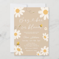 Crème Beige Daisy Bay Baby shower Bee