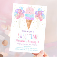 Crème de glace Pastel Anniversaire