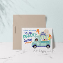 Crème de glace Vous hurlez quatrième anniversaire 