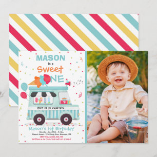 Invitation Crème glacée Douce Anniversaire Crème glacée Invit