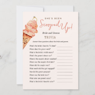 Invitation Crème glacée ramassée Trivia Jeux de douche
