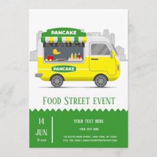 Invitation crêpe de la rue Food Truck