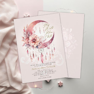 Invitation Cristaux de Dreamcatcher enfant sauvage Baby Girl