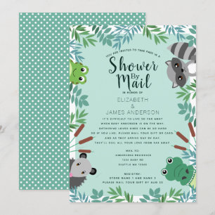 Invitation Critères de marais mignons Baby shower par courrie