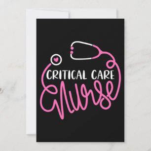 Invitation Critical Care Nurse Logo RN Critical Care Nursing