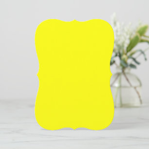 Invitation Crochet Jaune