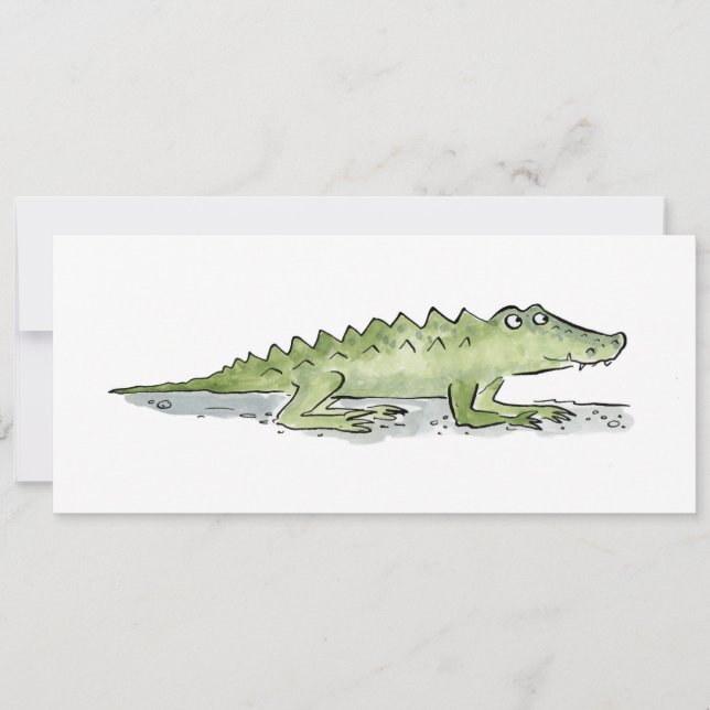 Invitation Crocodile (Devant)