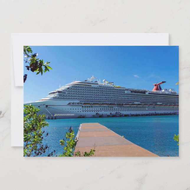 Invitation Croisière Caribbean Dream (Devant)