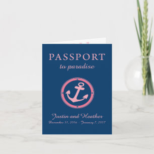 Invitation Croisière dans les Caraïbes occidentales Passeport