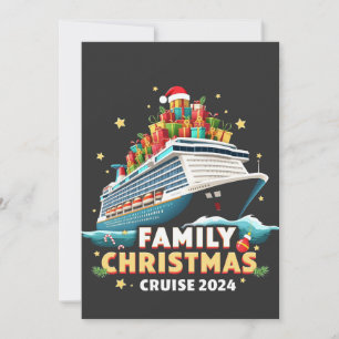Invitation Croisière de Noël en famille 2024 tenue de match