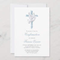 Croix bleue Saint-Esprit Confirmation