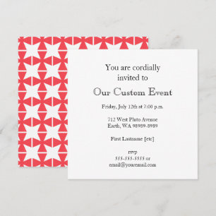 Invitation Croix des francs-maçons suédois