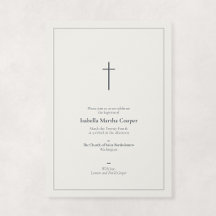 Croix minimale religieuse en pierre neutre pour ba