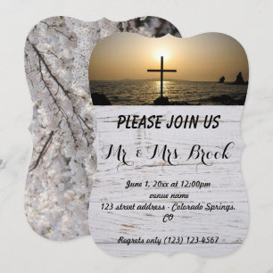 Invitation Cross Faith Hope Love Believe Destiny's Destiny