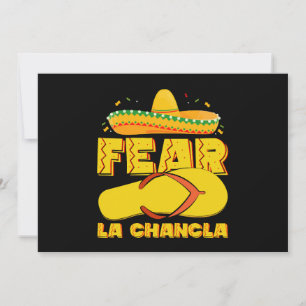 Invitation Crpeur La Chancla Funny Mexicain Cinco De Mayo