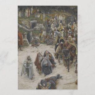 Invitation crucifixion vue de la croix James Tissot