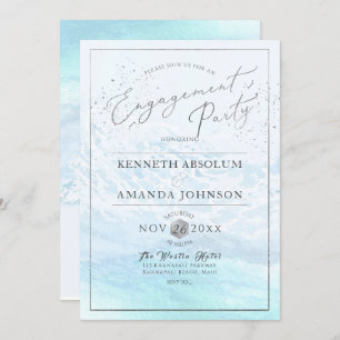 Invitation Crystal Blue Shoreline/Beach