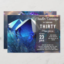 Crystal Gemstone Septembre Virgo Sapphire Annivers