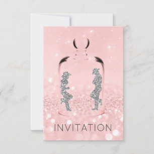 Invitation Crystals Western Country Party Parties scintillant