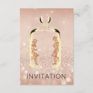 Invitation Crystals Western Move Country Party Rose Cuivre