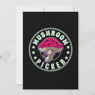 Invitation Cueilleur de champignons