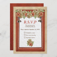 Cuir et daim Texture Art RSVP