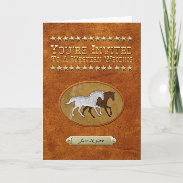 Invitation Cuir et dentelle (Devant)