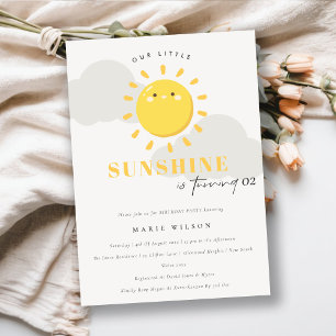 Invitation Cuisine Notre Petit Jaune Soleil N'Importe Quel Âg