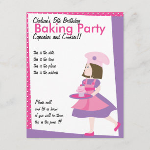 Invitation Cuisson Cutie-Purple