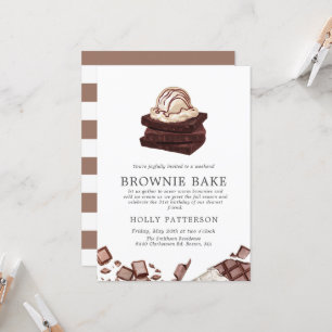 Invitation Cuisson des Brownies   Rassemblement sur le thème 