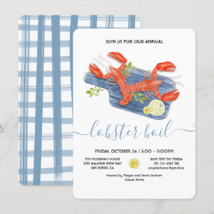 Invitation Cuisson du homard au four