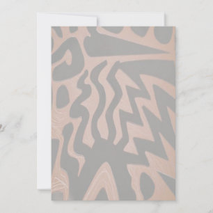 Invitation cuivre funky