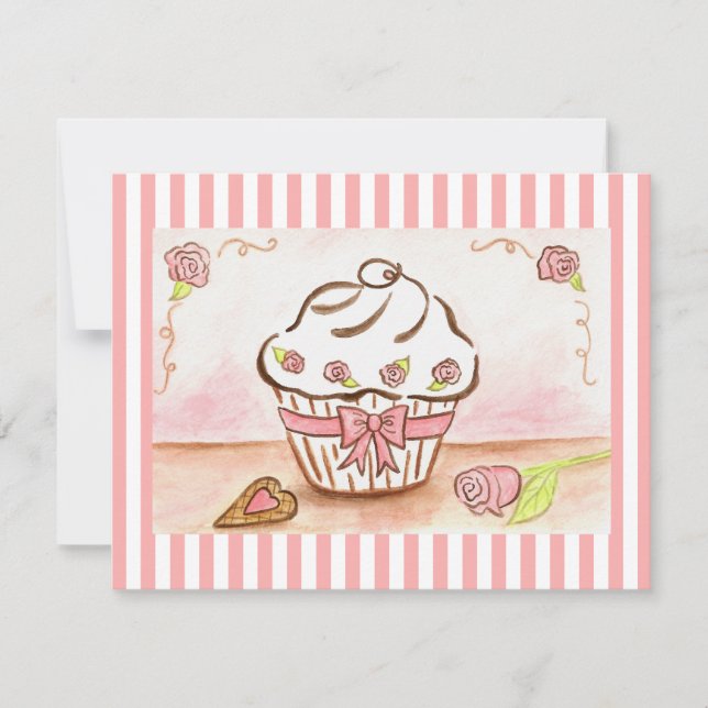 Invitation Cupcake (Devant)