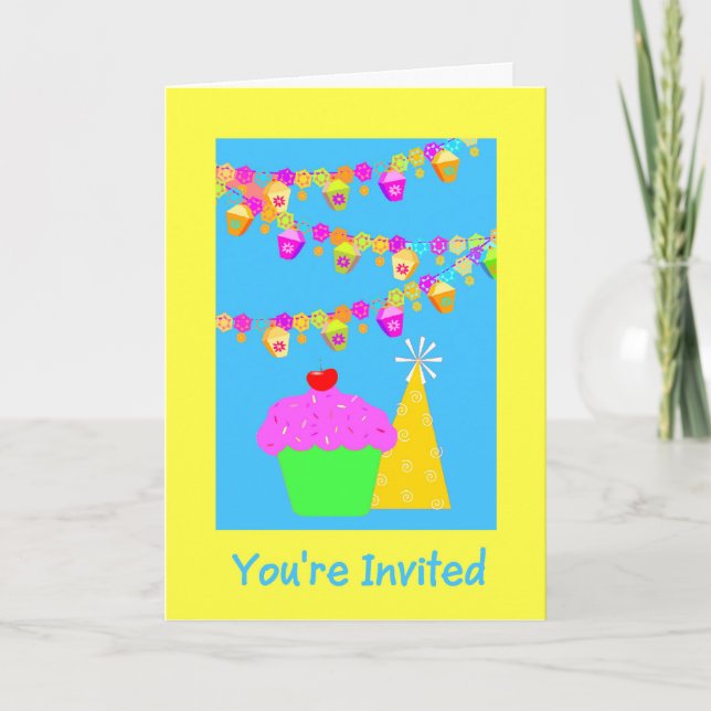 Invitation Cupcake (Devant)